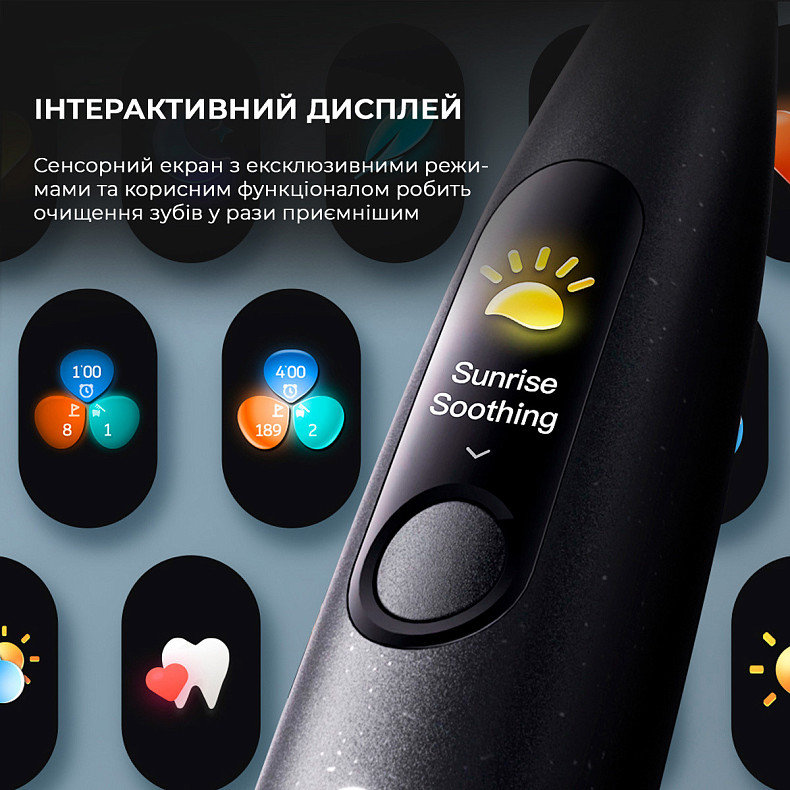 Электрическая зубная щетка Oclean X Ultra Set Black купить в
