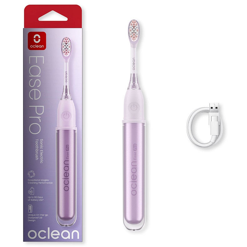 Електрична зубна щітка Oclean Ease Pro Purple