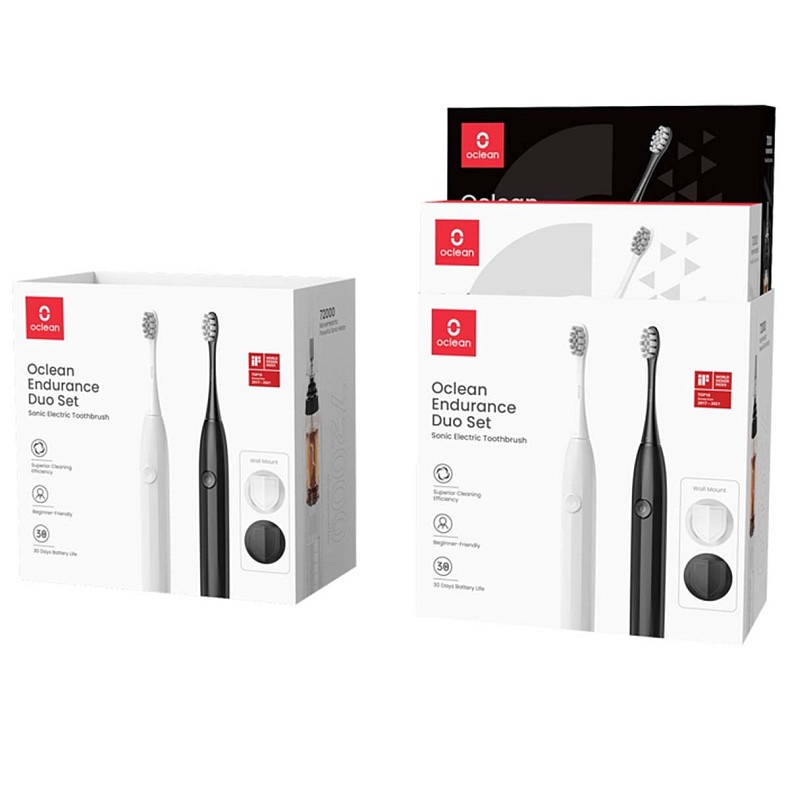 Електрична зубна щітка Oclean Endurance Duo Set