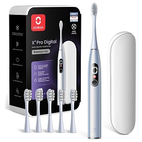 Електрична зубна щітка Oclean X Plus Pro Digital Silver