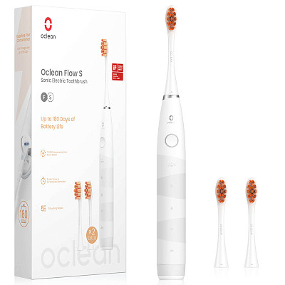 Электрическая зубная щетка Oclean Flow S White NEW