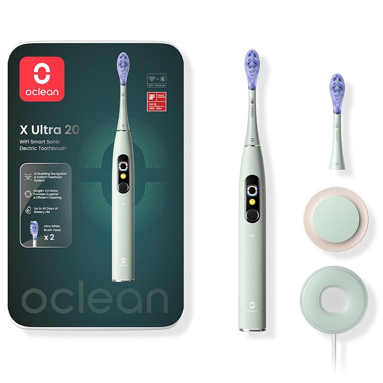 Електрична зубна щітка Oclean X Ultra 20 Electric Toothbrush Green