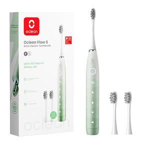Электрическая зубная щетка Oclean Flow S Green