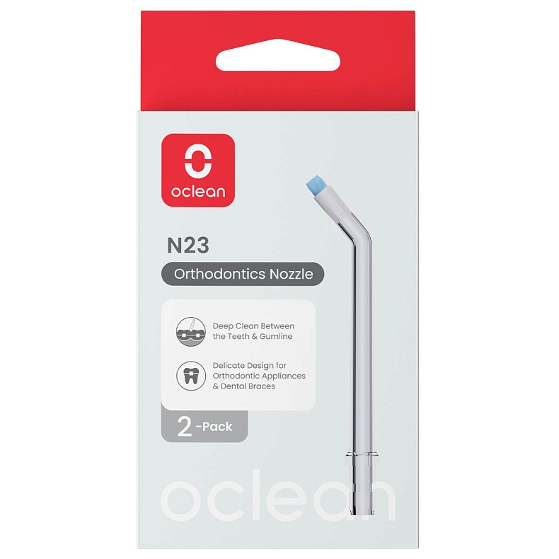 Насадки для іригатора Oclean Nozzle Orthodontics N23 for W10 Lite 2шт