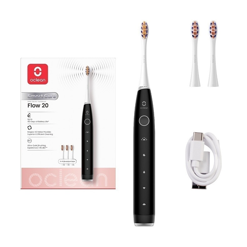 Електрична зубна щітка Oclean Flow 20 Smart Care Black