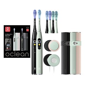 Електрична зубна щітка Oclean X Ultra 20 S Duo Set Green+Black