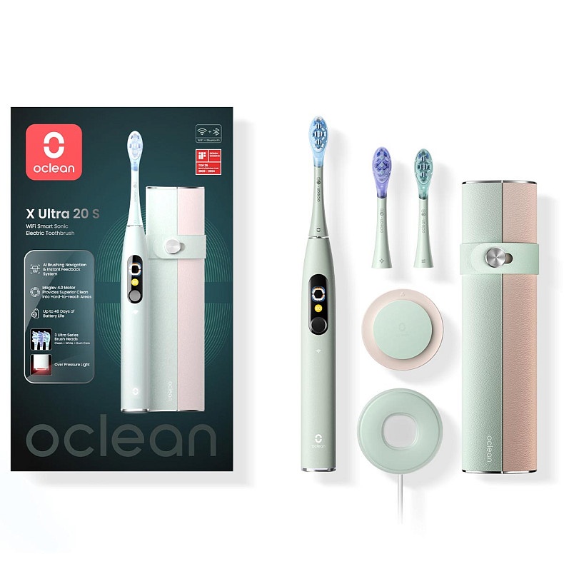 Електрична зубна щітка Oclean X Ultra 20 Set Electric Toothbrush Green
