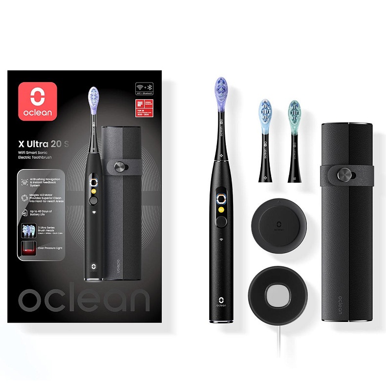 Електрична зубна щітка Oclean X Ultra 20 Set Electric Toothbrush Black