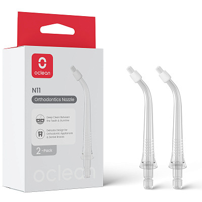 Насадки для ирригатора Oclean N11 Orthodontics Nozzle for W10-2 шт