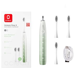 Электрическая зубная щетка Oclean Flow S Green