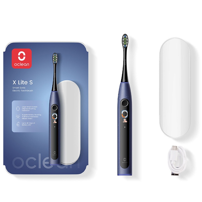 Електрична зубна щітка Oclean X Lite Set Blue